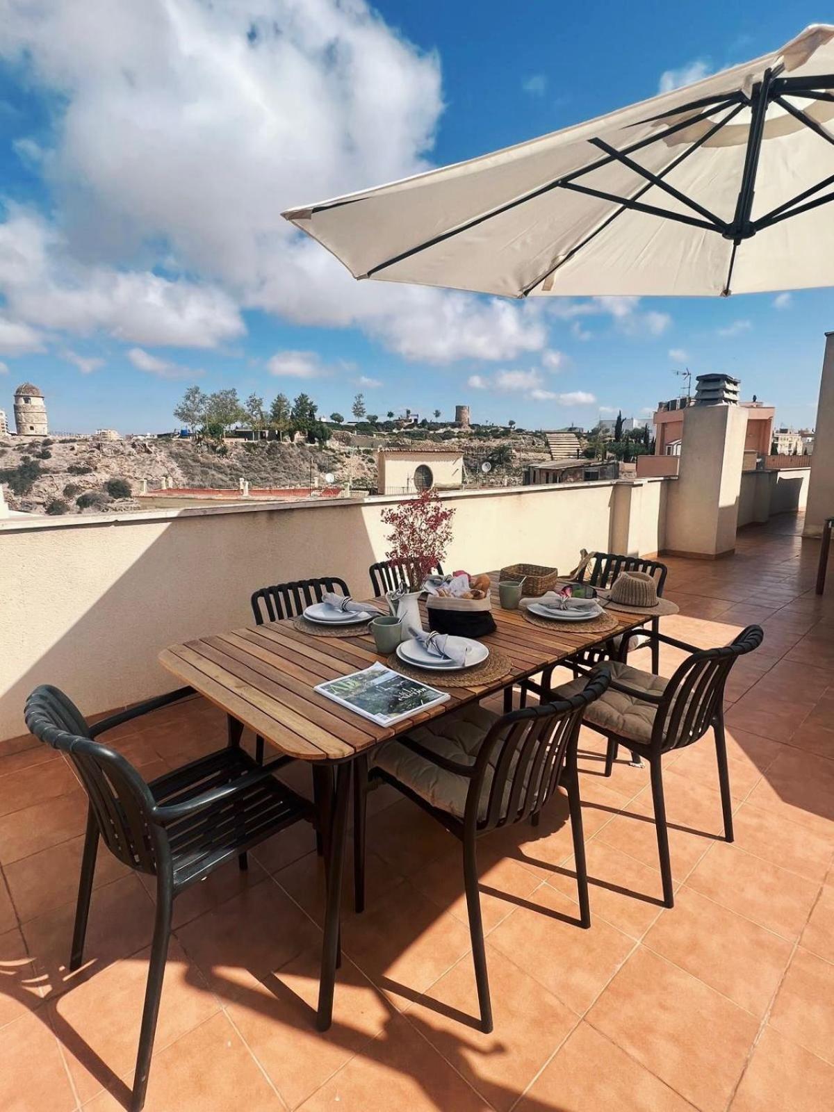 Apartament Casa Jara- With A Private Terrace 360 Views In Old Town - Free Parking Kartagena Zewnętrze zdjęcie